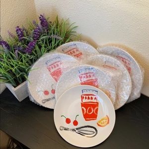 6 pcs NWT Kate Spade 9.7" plate cute & stylish